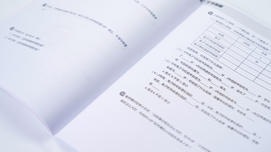 初一數學測試題集印刷